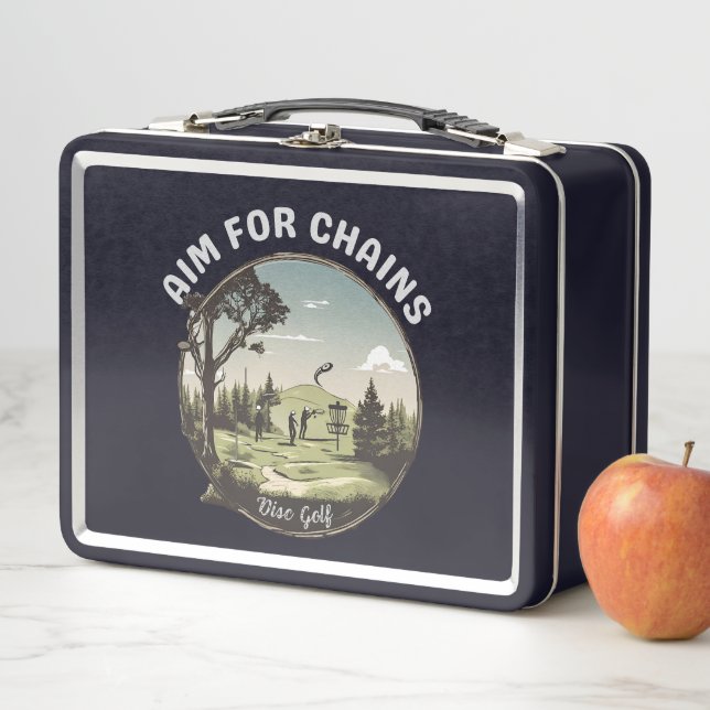 Aim For Chains Metal Lunch Box (In Situ)