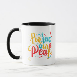 “Aim for Peaks” Mug