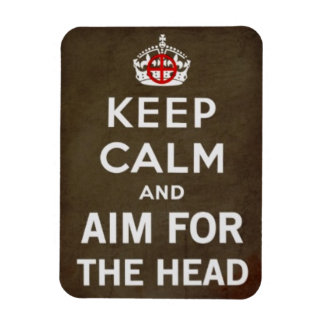 AIM FOR THE HEAD MAGNET