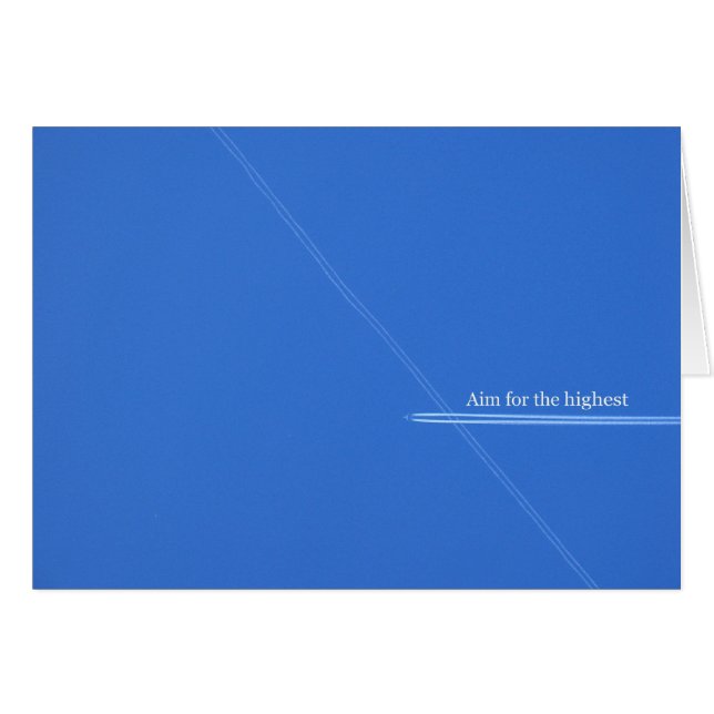 Aim for the highest (Front Horizontal)