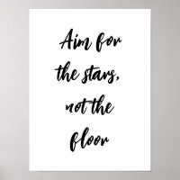 Aim for the stars, not the floor bathroom