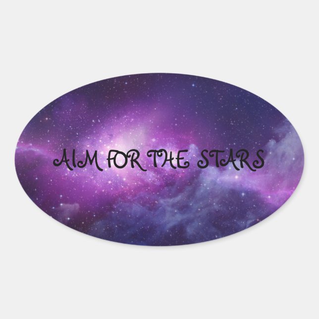 AIM FOR THE STARS Sticker (Front)