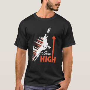 Aim High Awesome Retro Dog Training Designs Presen T-Shirt