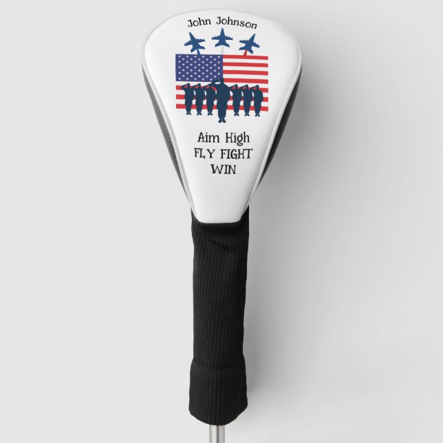 Aim High Golf Head Cover (Front)