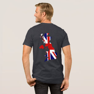 Aim High, Vote Lowe Map of Britain  Tri-Blend Shirt