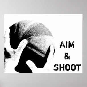 Aim & Shoot Poster
