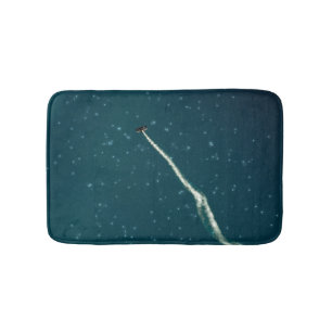 Aim towards stars bath mat