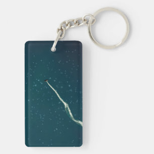Aim towards stars key ring