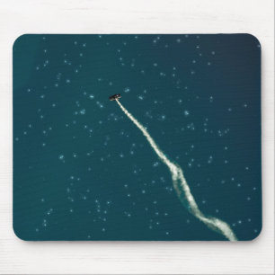 Aim towards stars mouse mat