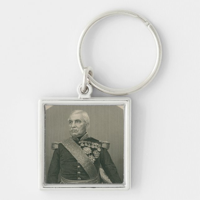 Aimable Jean Jacques Pelissier  Duc de Malakof Key Ring (Front)