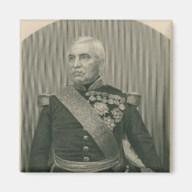 Aimable Jean Jacques Pelissier  Duc de Malakof Magnet (Front)