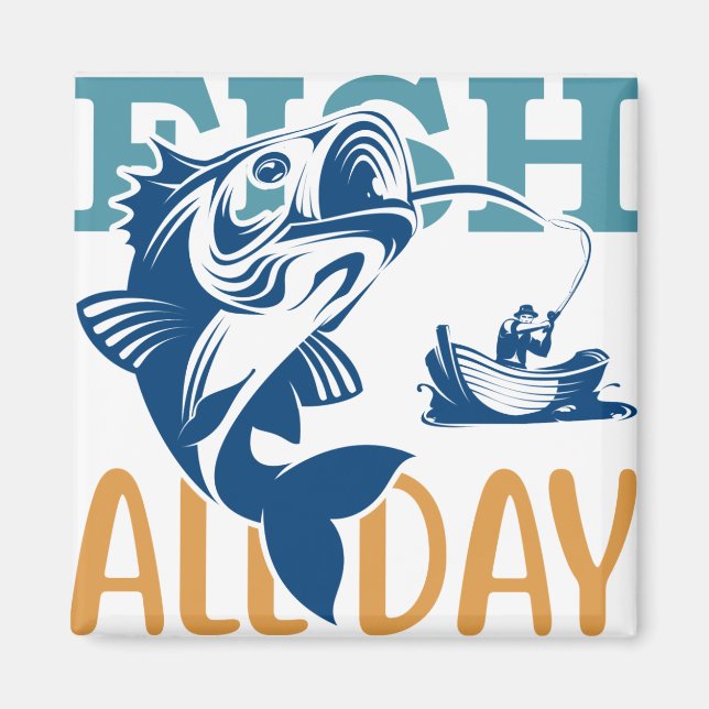 Aimant Fishing Tours Magnet (Front)