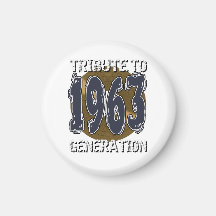 Aimant Tribute to 1963 generation anniversaire