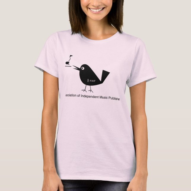 AIMP Bird Ladies Organic T-Shirt (fitted) (Front)