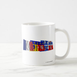 Ain, Rhône-Alpes & France flags Coffee Mug