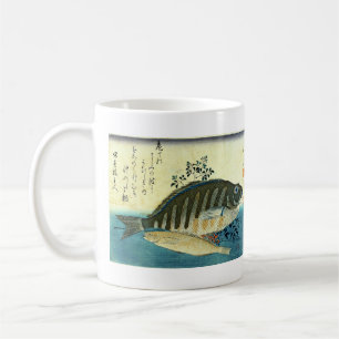 Ainame & Shima-hata - Hiroshige's Japanese Fish Coffee Mug