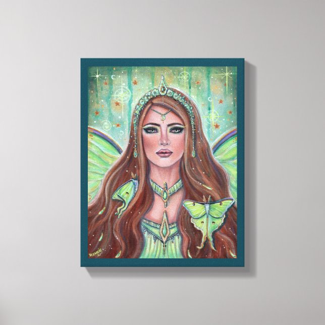 Aine Irish goddess fairy by Renee Lavoie Canvas Print (Front)