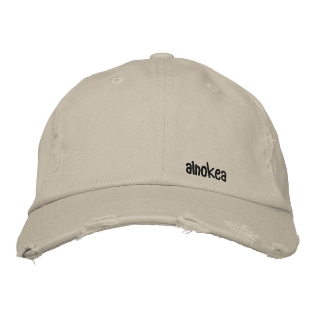 ainokea embroidered hat (Front)