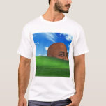 Ainsley Harriott in the Windows XP Background T-Shirt<br><div class="desc">The iconic Windows XP background,  made spicier by the addition of our oily god Ainsley Harriott.</div>