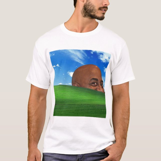 Ainsley Harriott in the Windows XP Background T-Shirt (Front)