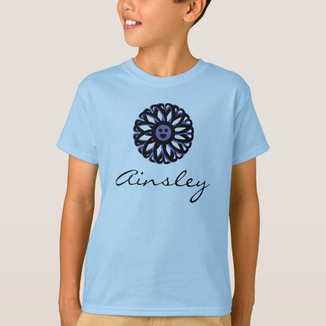 Ainsley Smiling Flower Shirt (Front)