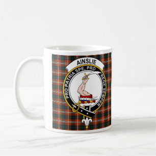 Ainslie Clan Badge Coffee Mug