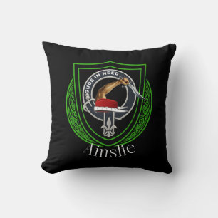 Ainslie Scottish Clan Crest Cushion