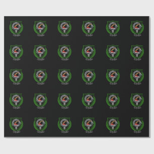 Ainslie Scottish Clan Crest Wrapping Paper