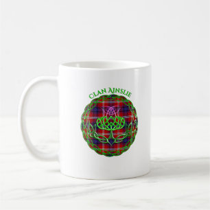 Ainslie Scottish Tartan Celtic Thistle Coffee Mug