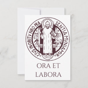 aint Benedict Medal Holy Card Latin Pater Noster