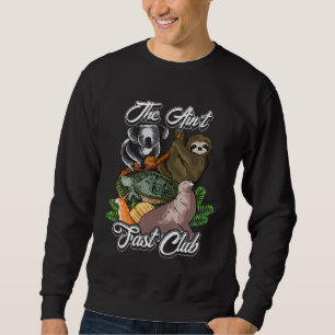 Aint Fast Club Koala Sloth Turtle Movie Fan Lover Sweatshirt