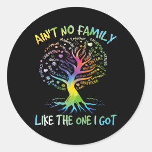 Ain't No Family Like The One I Got Matching Family Classic Round Sticker