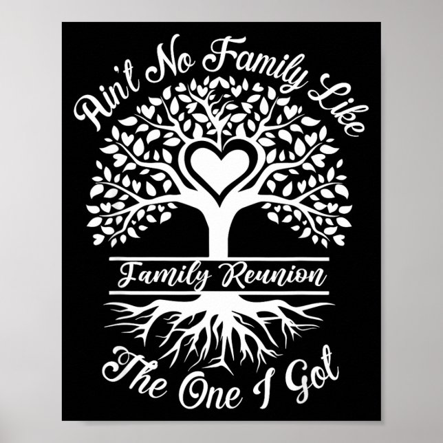 Ain't No Family Like The One I Got Matching Family Poster (Front)