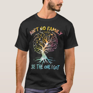 Ain't No Family Like The One I Got Tie Dye Family  T-Shirt