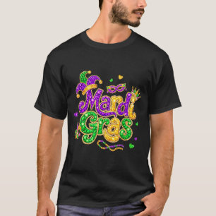 Aint No Shame In My Bead Game Mardi Gras Funny _1 T-Shirt
