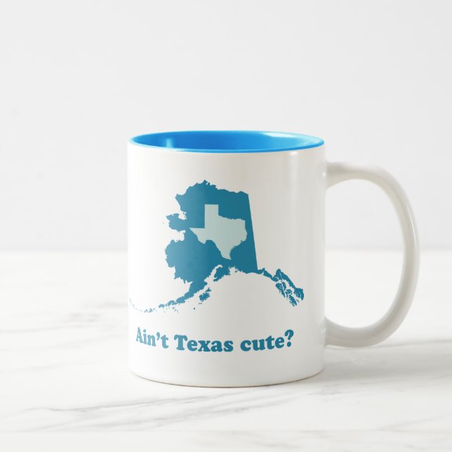 Ain't Texas Cute Alaska Boasting Two-Tone Coffee Mug (Right)