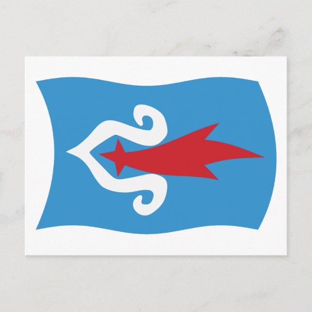 Ainu People Flag Postcard (Front)