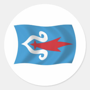 Ainu People Flag Sticker