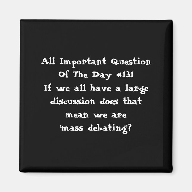 AIQOTD Magnet - #131 (Front)