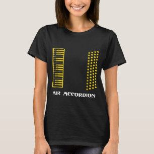 Air Accordion Music Player Band T-Shirt