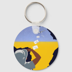 Air Afrique: L'Afrique Francaise Key Ring