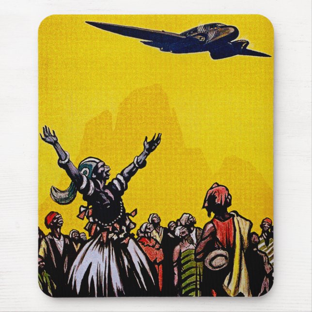 Air Afrique ~ Ligne de Bamako Mouse Mat (Front)