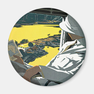 Air Afrique: Visitez L'Afrique en Avion Magnet