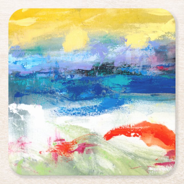 Air Apparent I Square Paper Coaster (Front)