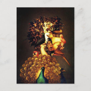 Air - Arcimboldo's bizarre head profile Postcard