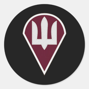Air Ault Forces (ukraine) V2 Ukrainian Military Classic Round Sticker