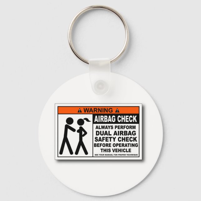 Air bag check key ring (Front)