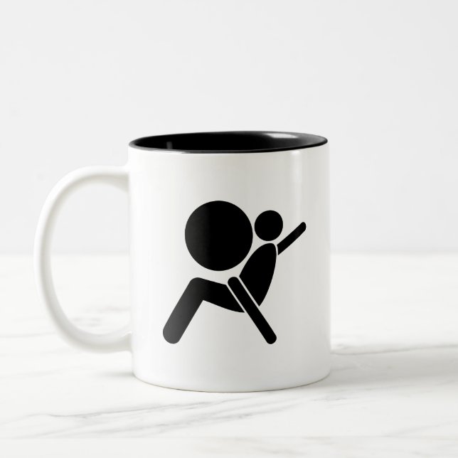 'Air Bag' Pictogram Mug (Left)