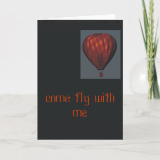 air ballon card