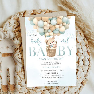 Air Balloon Baby Shower Invitation